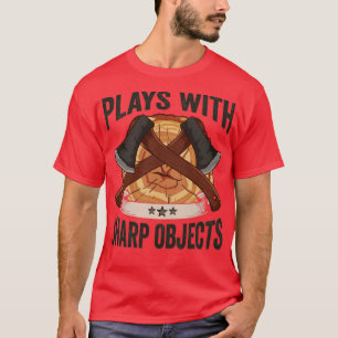Camiseta O Logger Reproduz Com Objetos Sharp Ax Lumberjack