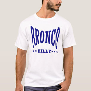 Camiseta O logotipo azul dos homens