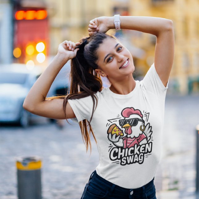 Camiseta O logotipo Cluckin Legal Chicken Swag (Criador carregado)