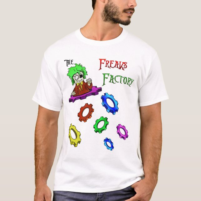 Camiseta O logotipo da fábrica dos anormais (Frente)