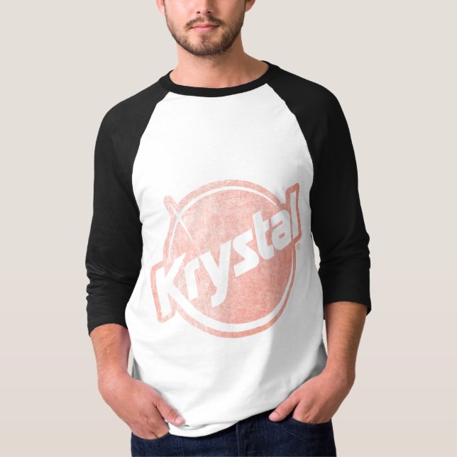 Camiseta O logotipo de Krystal desvaneceu-se (Frente)