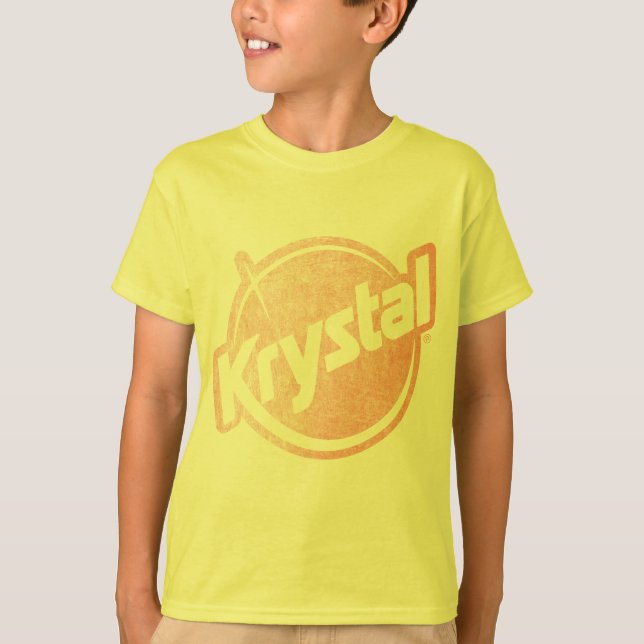 Camiseta O logotipo de Krystal desvaneceu-se (Frente)