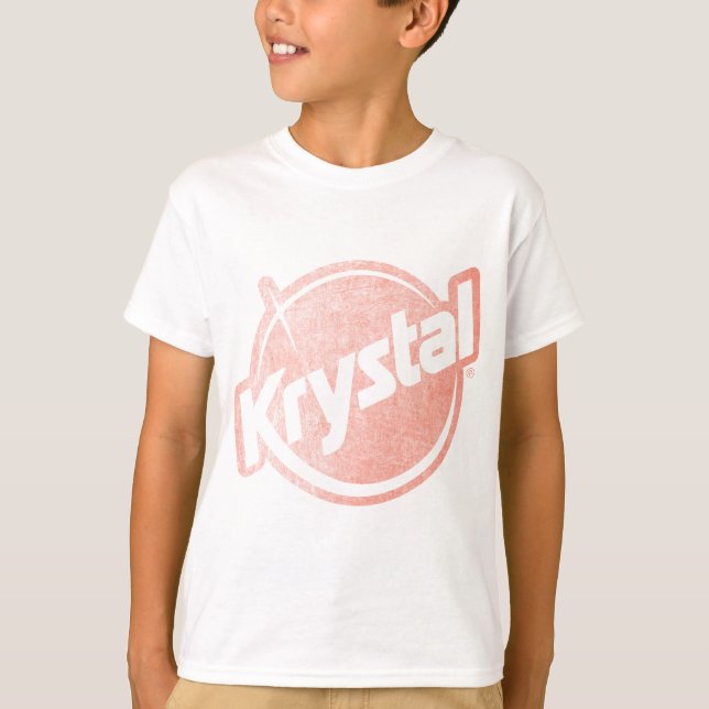 Camiseta O logotipo de Krystal desvaneceu-se (Frente)
