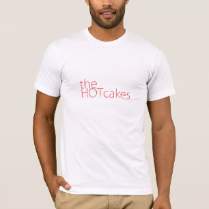 Camiseta O logotipo de texto do Hotcakes