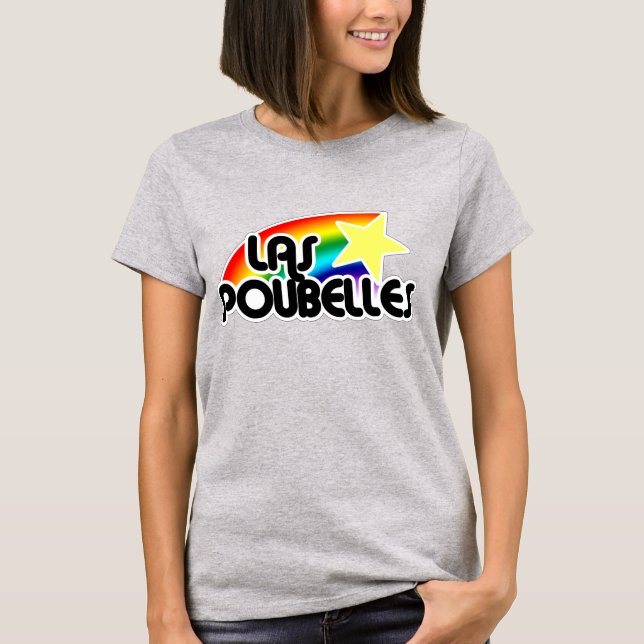Camiseta O logotipo do Poubelle Twins Rollergirl (Frente)