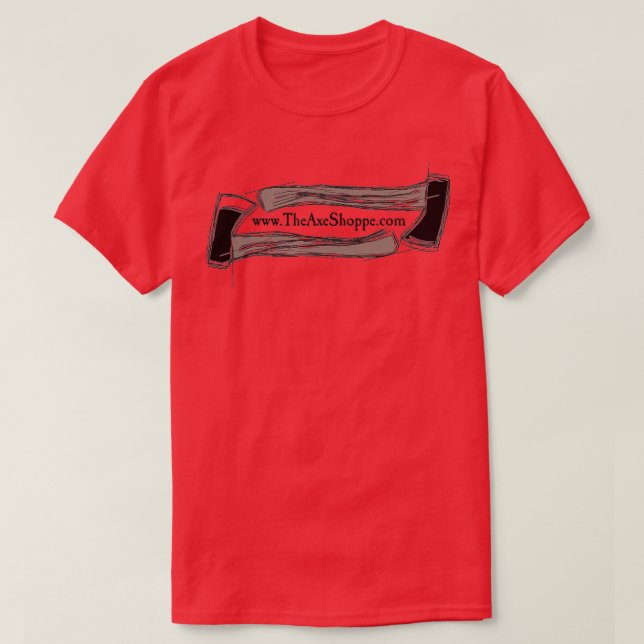 Camiseta O logotipo do Shoppe Ax (Frente do Design)