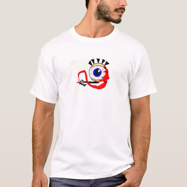 Camiseta O logotipo dos olhos (Frente)