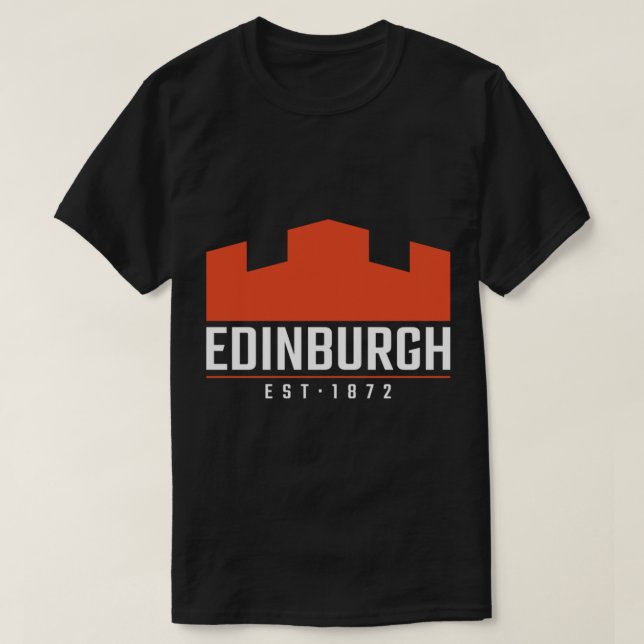 Camiseta O logótipo Edinburgh Rugby Logotipo 2 T-Shirt esse (Frente do Design)