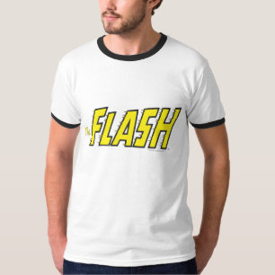 Camiseta O logotipo Flash é amarelo