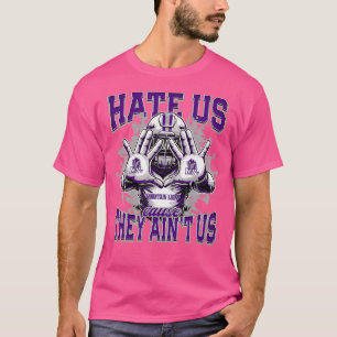Camiseta O Logotipo Nos Odeia Porque Eles Não