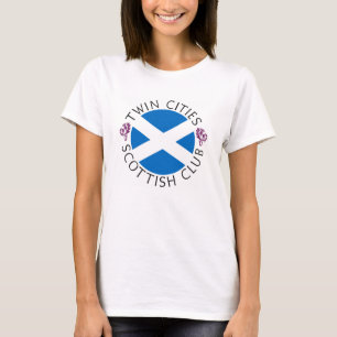 Camiseta O logotipo oficial do Scottish das cidades