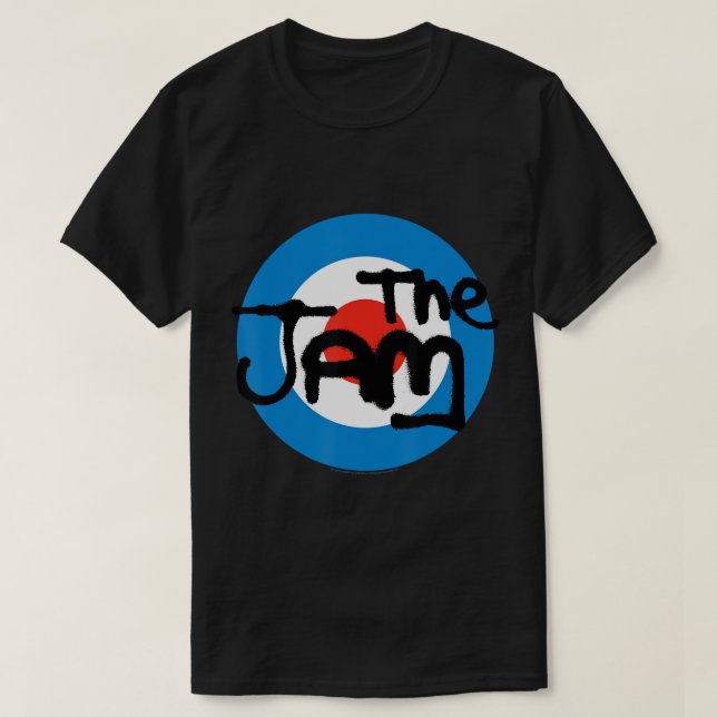 Camiseta O Logotipo Oficial Pulverizador Jam - Camisa-Alvo (Frente do Design)