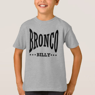 Camiseta O logotipo preto do miúdo