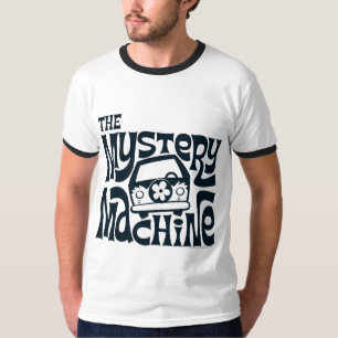 Camiseta O logotipo retro da máquina do mistério