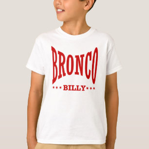 Camiseta O logotipo vermelho do miúdo