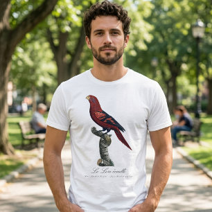 Camiseta O Lori escamado / Lori de raias azuis