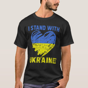 Camiseta O Lover Ucraniano I Prende-Se Com A Ucrânia Cora