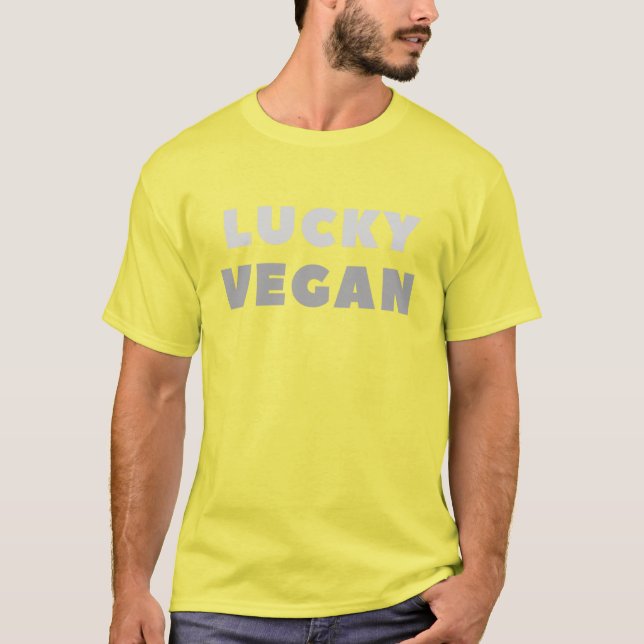 Camiseta O Lucky Vegan (Frente)