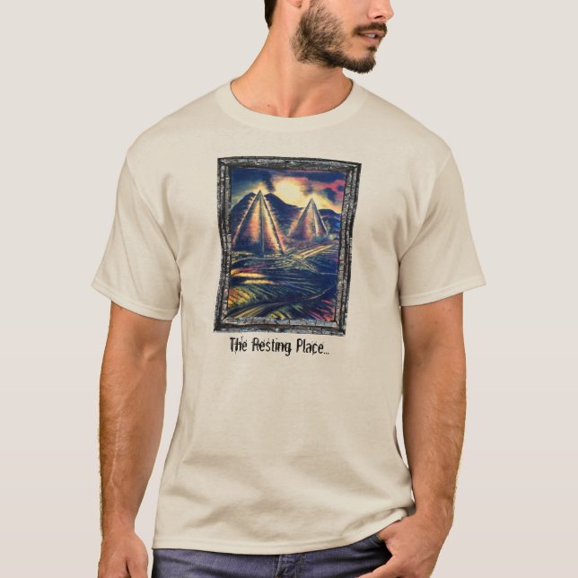 Camiseta O Lugar De Aluguel, Pirâmides (Frente)