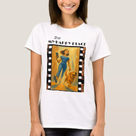 Camiseta O lugar feliz do meu cachorro