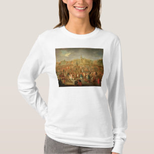 Camiseta O lugar grande durante o carnaval, Cambrai, 1765