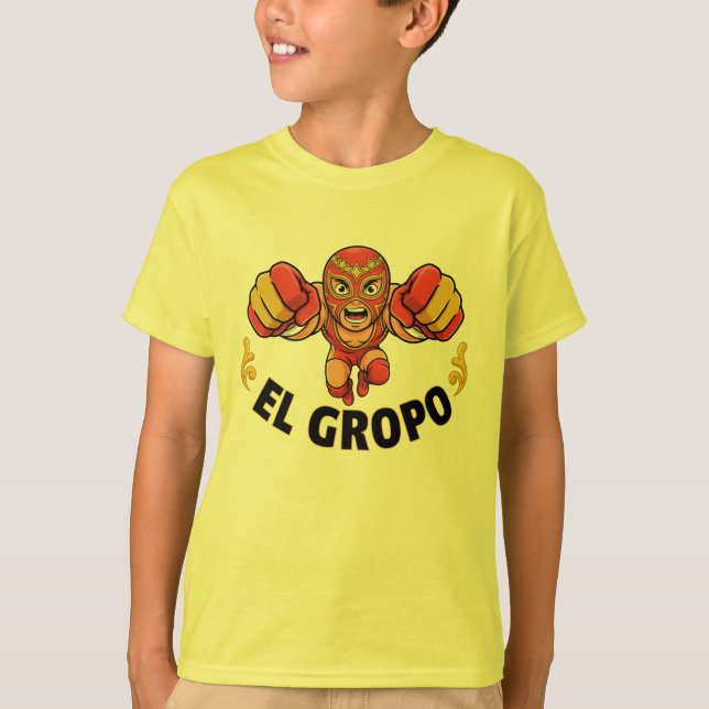 CAMISETA O LUTADOR EL GROPO  (Frente)