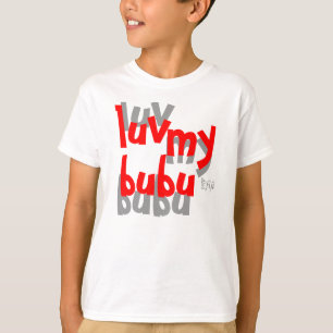 Camiseta o luv do divifiji do cavu meu bubu caçoa o T