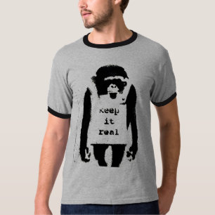 Camiseta O MACACO DIZ MANTEM-NO real