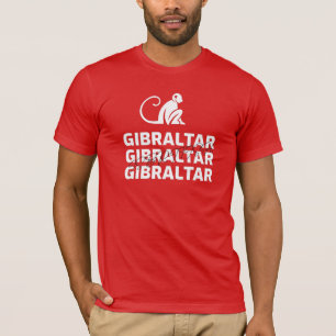 Camiseta O macaco Gibraltar é o British Tshirt