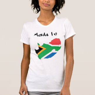 Camiseta O Made_In_South África das mulheres