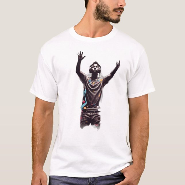 Camiseta "O Maestro da Harmonia: A Jornada Melódica de uma  (Frente)