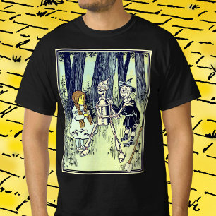 Camiseta O Mágico de Oz Vintage, Dorothy Encontra o Homem d