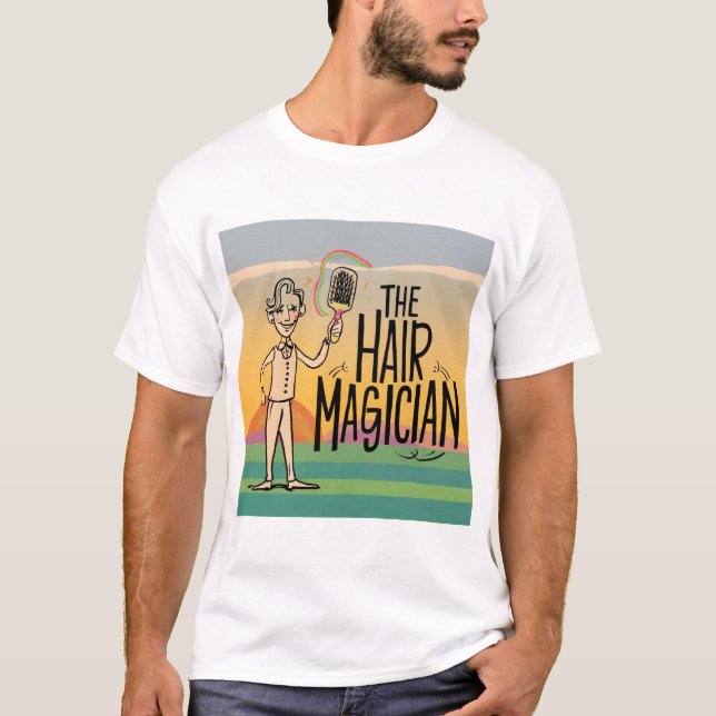 Camiseta O Mágico do Cabelo (Frente)