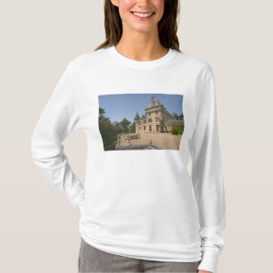 Camiseta O magnífico Chateau de Pressac e jardim