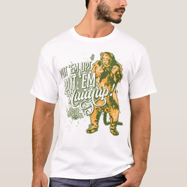 Camiseta O Mago De Oz, O Leão Covarde, Me Colocou (Frente)
