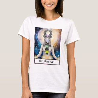 Camiseta "O Mago" Tarot Inspirou O Redesenho