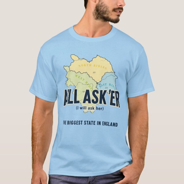 Camiseta O Maior Estado de Yorkshire (Frente)