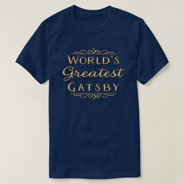 Camiseta O maior Gatsby do mundo (Frente do Design)