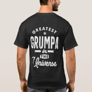Camiseta O Maior Grumpa Do Universo, Presente Do Avô