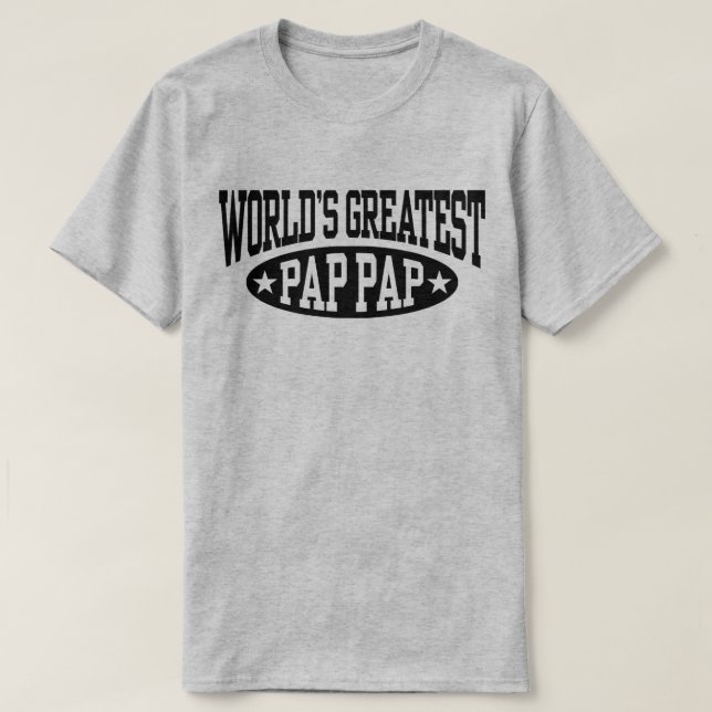 Camiseta O maior mapa de apalpadores do mundo (Frente do Design)