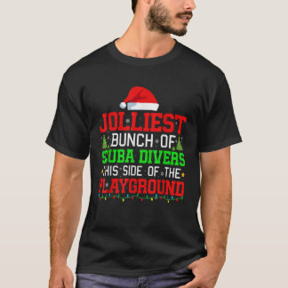 Camiseta O Maior Monte De Divers Scuba Do Playground Xmas