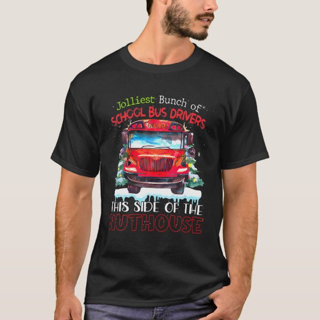 Camiseta O Maior Monte De Ônibus Escolar Conduz Este Lado D (Frente)