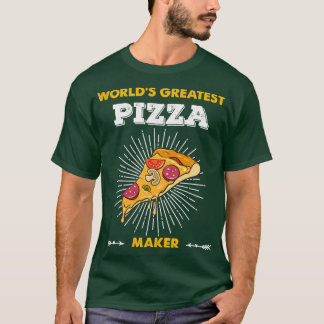 Camiseta O maior padeiro de pizza do mundo, o presente 1