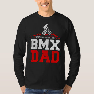 Camiseta O maior Pai Bmx do mundo do Bmx Bike Rider
