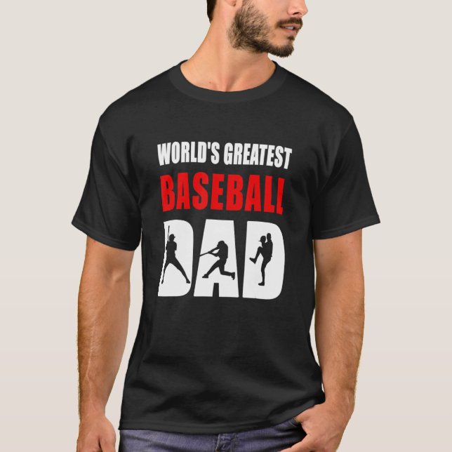 Camiseta O Maior Pai de Baseball do Mundo (Frente)