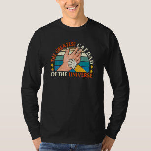 Camiseta O Maior Pai de Gato do Universo Vintage Gato Ee