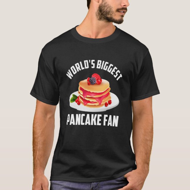 Camiseta O maior panfleto do Pancake do mundo (Frente)