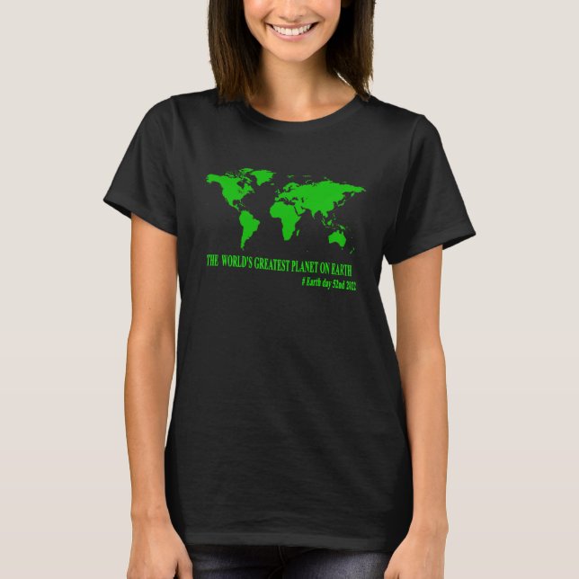 Camiseta O Maior Planeta do Mundo na Terra 52ª Terra D (Frente)