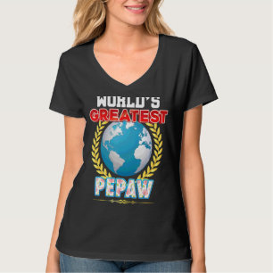 Camiseta O maior povo da Terra Orgulhoso Dia do Pai