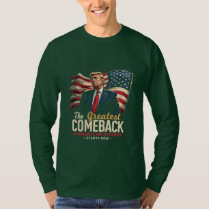 Camiseta O maior retorno da história americana